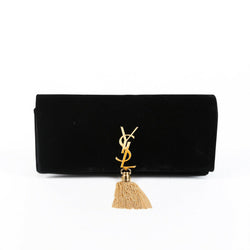 ysl tassel clutch