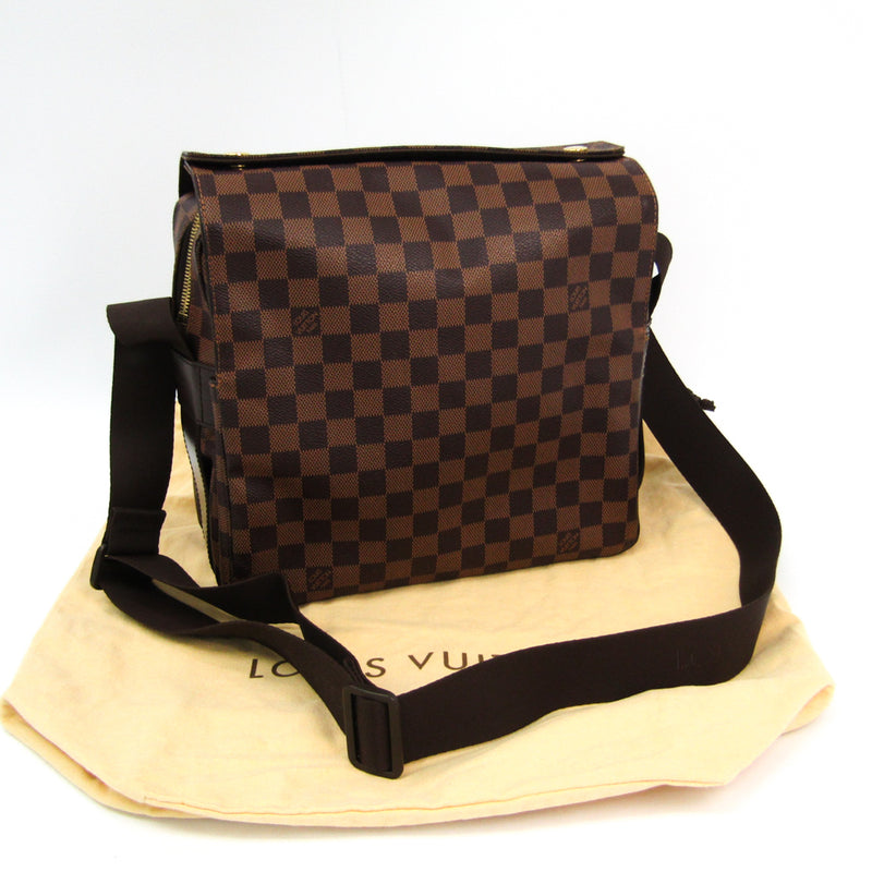 Louis Vuitton Vintage Brown Damier Ebene Naviglio Canvas Messenger Bag, Best Price and Reviews