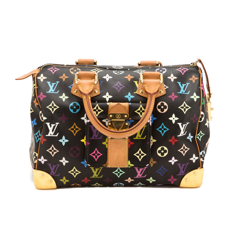 Louis Vuitton Murakami Multicolore Speedy 30 (Authentic Pre Owned) – LuxeDH