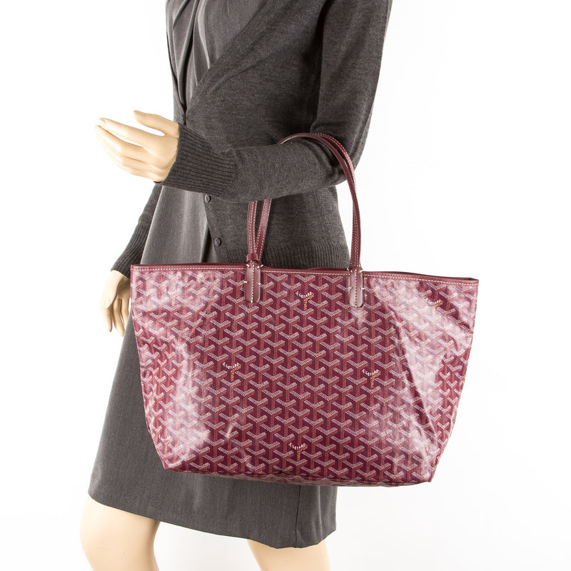 goyard st louis burgundy