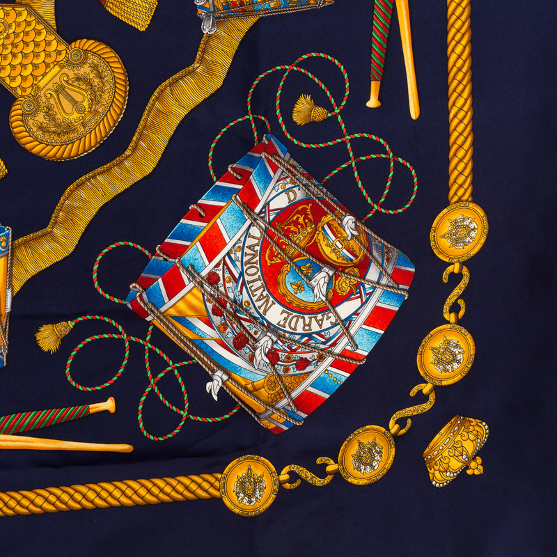 hermes les tambours scarf