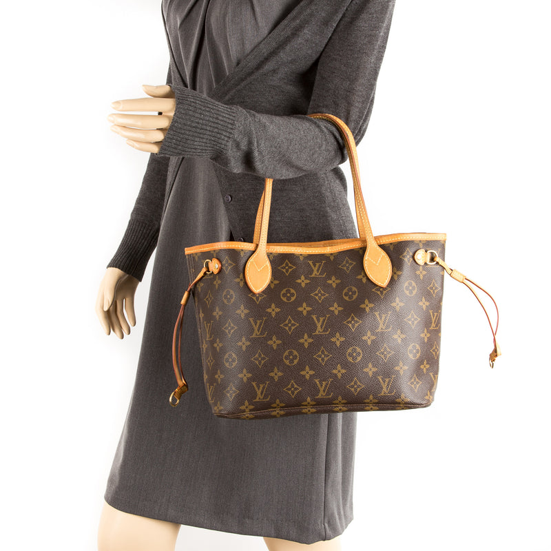 Louis Vuitton Brown Neverfull PM Tote Bag (Authentic Pre Owned) – LuxeDH