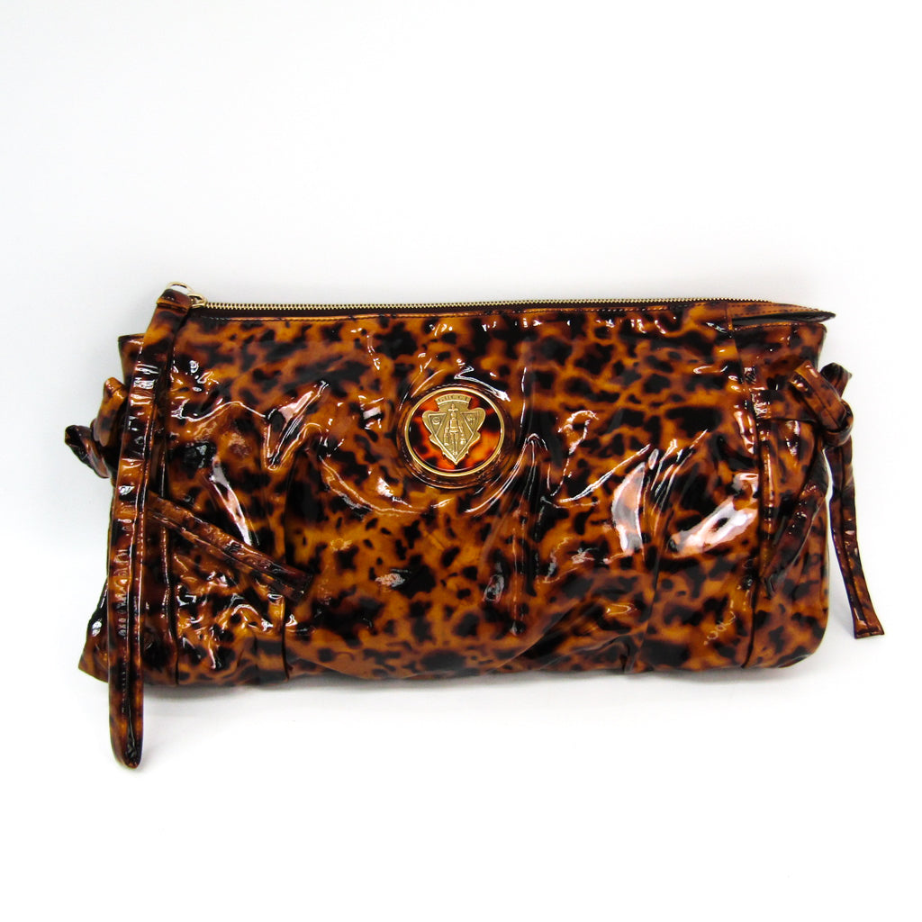 tortoise shell clutch bag