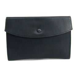 Hermes Navy Leather Pouch (SHA16502 