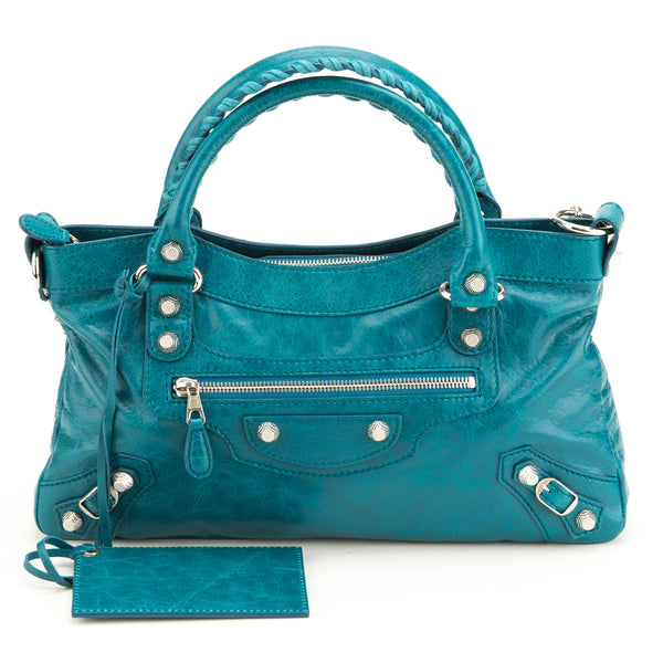 Balenciaga Blue First Shoulder Bag (Authentic Pre Owened) - 2002001 ...