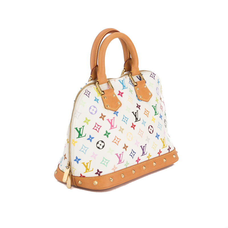 Louis Vuitton White Alma Bag (Pre-owned) –