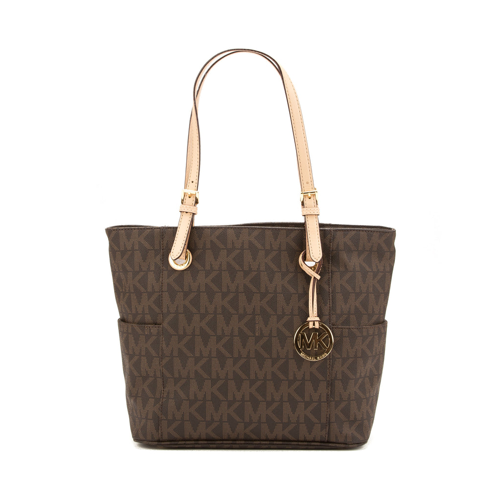 mk logo tote