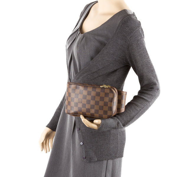 LOUIS VUITTON Damier Ebene Geronimos Waist Bag/ Hip Bag/Fanny Pack/Cross  Body at 1stDibs