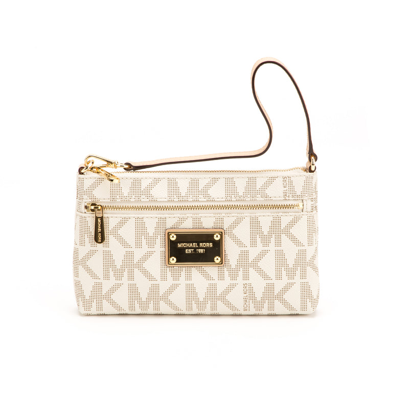 michael kors jet set vanilla wristlet