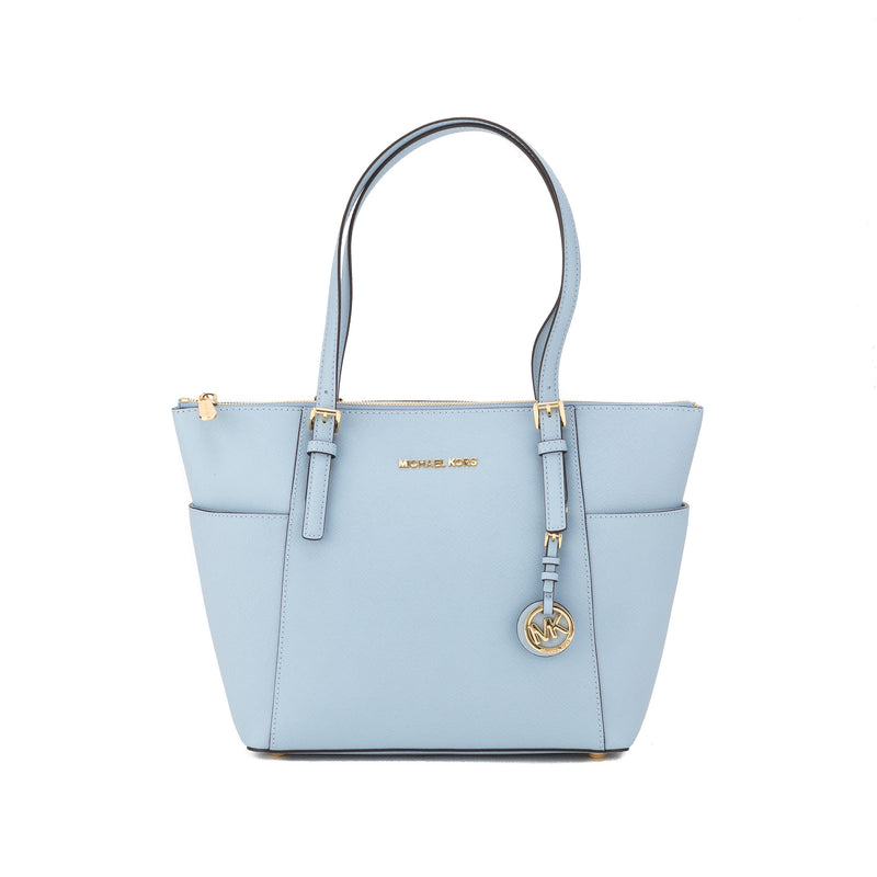 michael kors light blue handbag