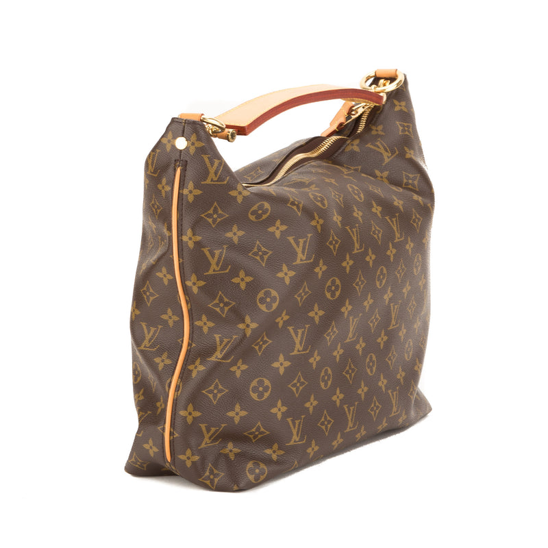 Pre-owned Louis Vuitton Lv Monogram Sully Bag In Brown