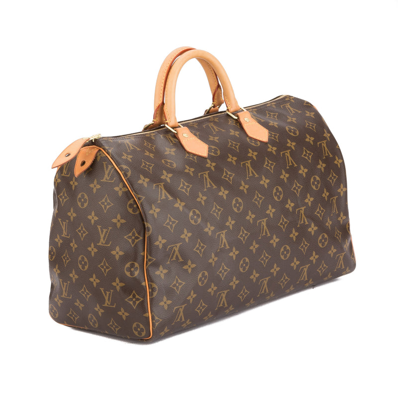 Louis Vuitton Monogram Speedy 40 Bag (Pre Owned) – LuxeDH