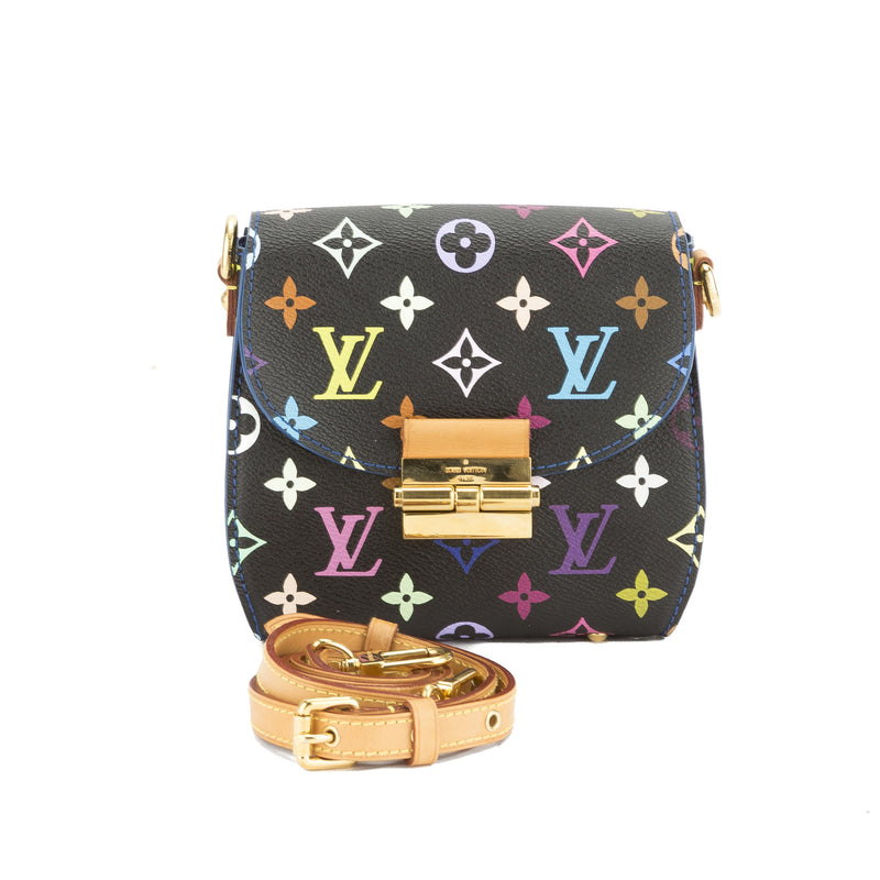 Louis Vuitton Multicolor Black Heartbreaker Pochette Bag (Pre Owned) – LuxeDH