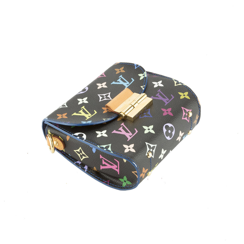 Louis Vuitton Multicolor Black Heartbreaker Pochette Bag (Pre Owned) – LuxeDH