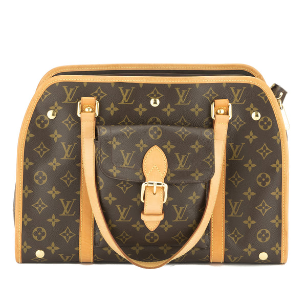 Louis Vuitton Monogram Sac Baxter GM Dog Pet Carrier (Pre Owned) - 2563002 | LuxeDH