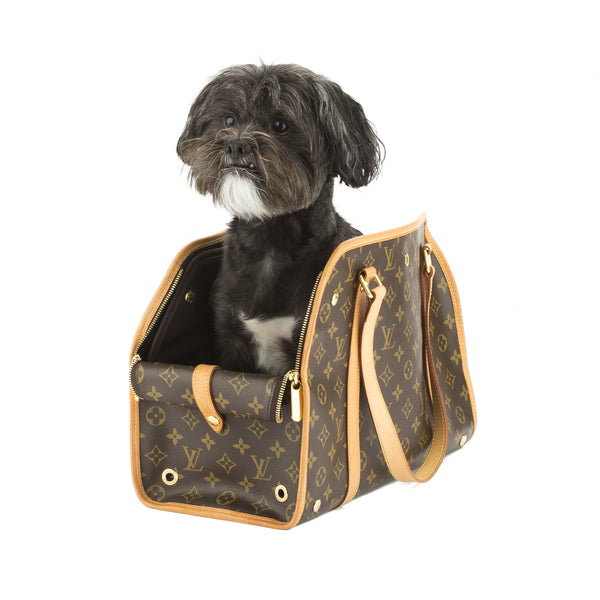 Louis Vuitton Monogram Sac Baxter GM Dog Pet Carrier (Pre Owned) - 2563002 | LuxeDH