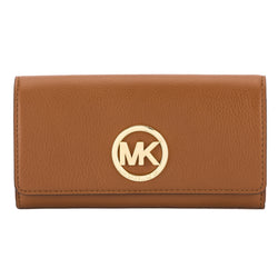 michael kors tan wallet