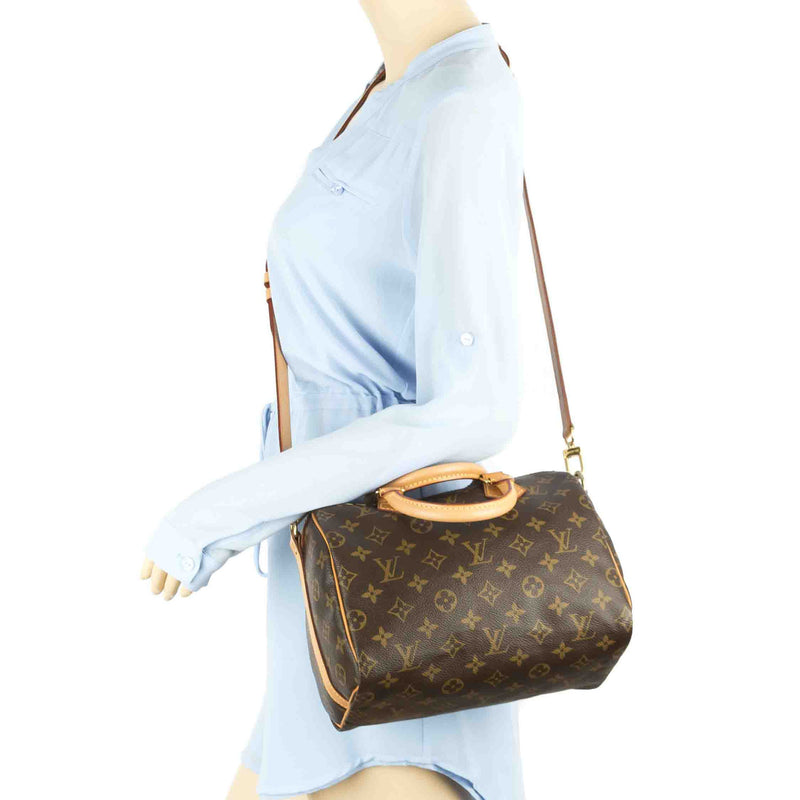 Louis Vuitton Monogram Speedy 25 Bandouliere Bag (Pre Owned) – LuxeDH