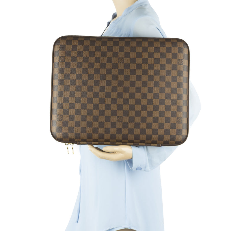 Louis Vuitton Damier Ebene Laptop Sleeve 15 (Pre Owned) – LuxeDH