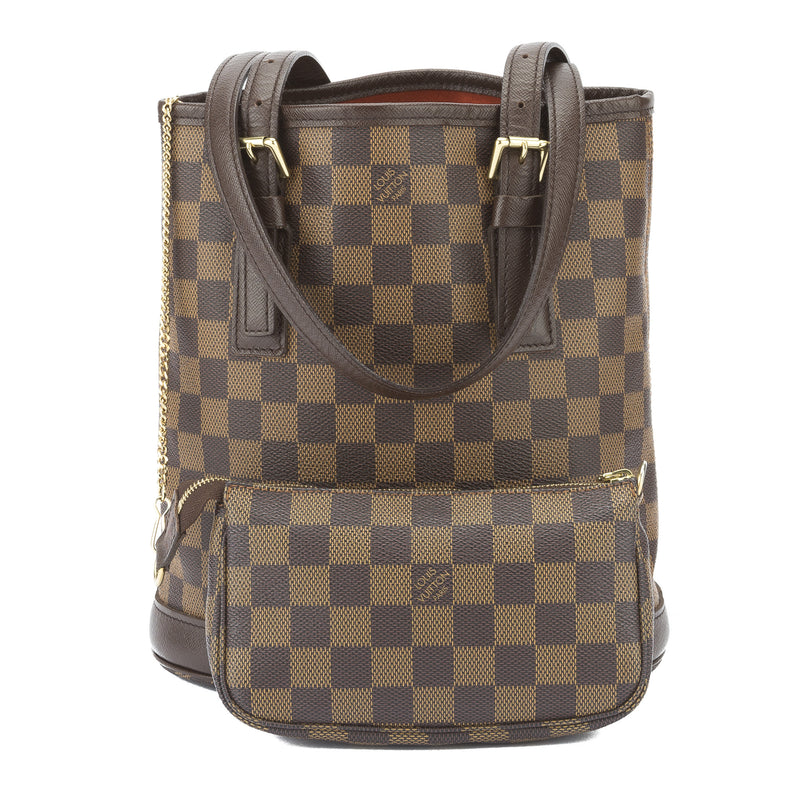 Louis Vuitton Vintage Marais Bucket Pochette Damier - ShopStyle Shoulder  Bags