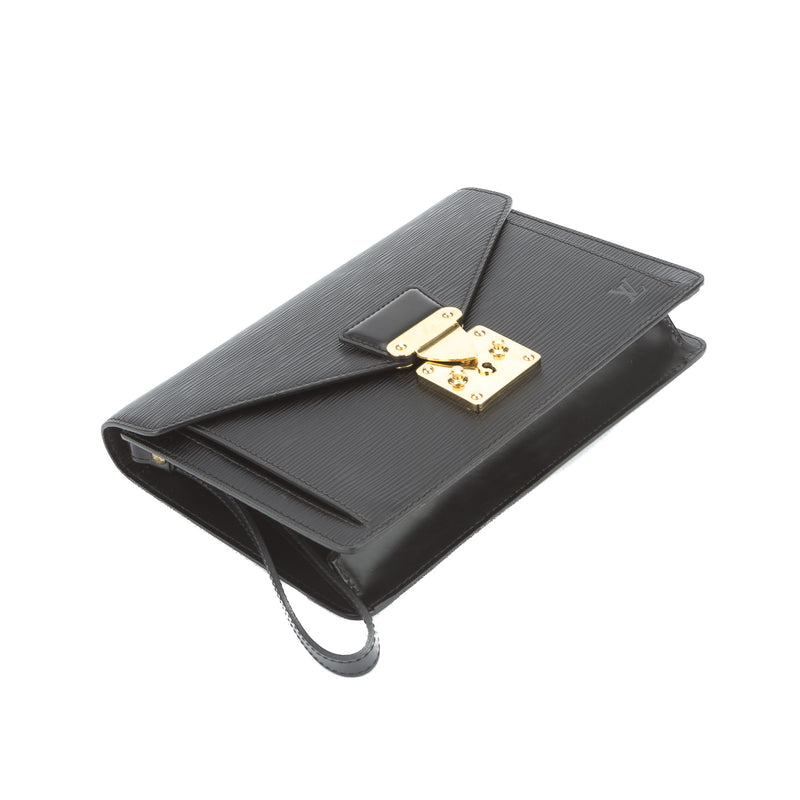 Louis Vuitton Black Epi Sellier Dragonne Clutch Bag (Pre Owned) – LuxeDH