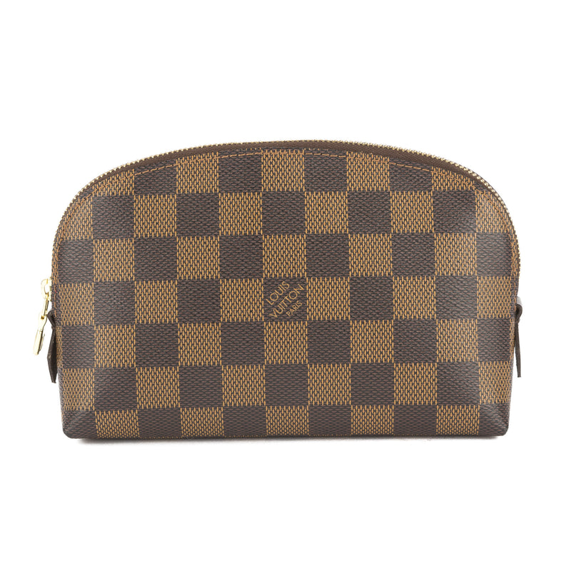 Louis Vuitton Damier Ebene Make-up Cosmetic Pouch (Authentic Pre Owned – LuxeDH