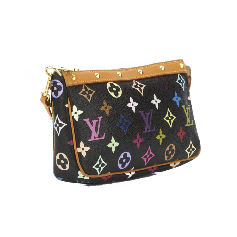 Louis Vuitton Black Multicolor Pochette Bag (Pre Owned) – LuxeDH