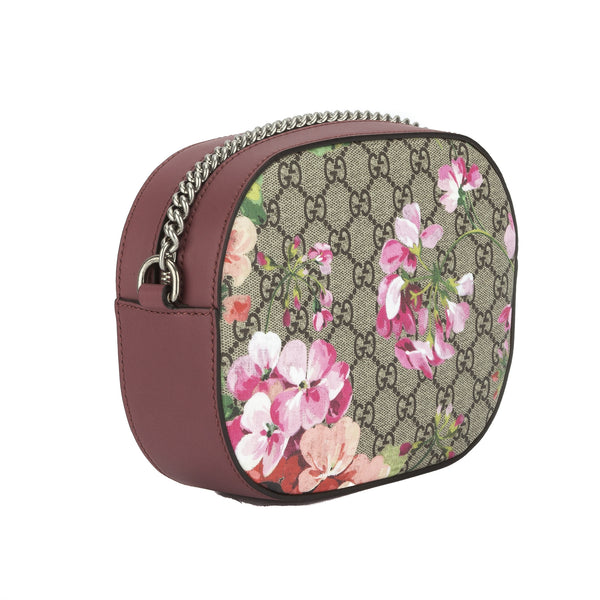 Gucci Blooms GG Supreme Mini Chain Bag (New with Tags) - 2915001 | LuxeDH
