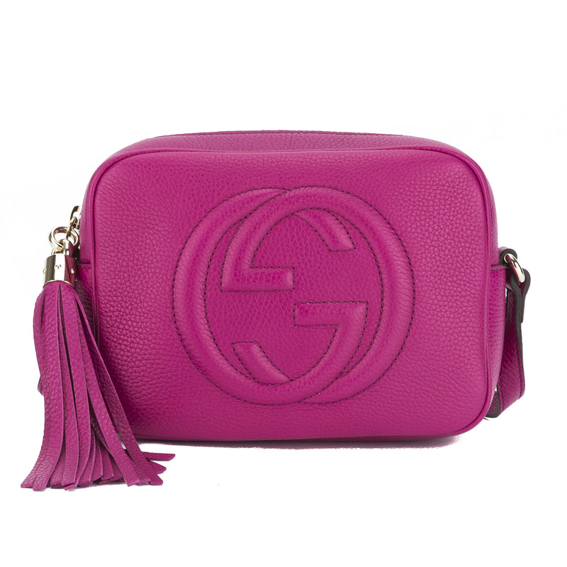 Gucci Pink Soho Leather Disco Bag (New with Tags) – LuxeDH