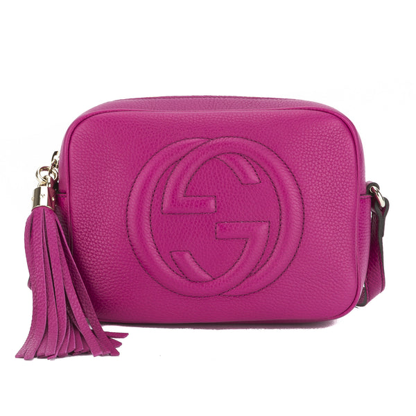 Gucci Pink Soho Leather Disco Bag (New with Tags) - 2915002 | LuxeDH