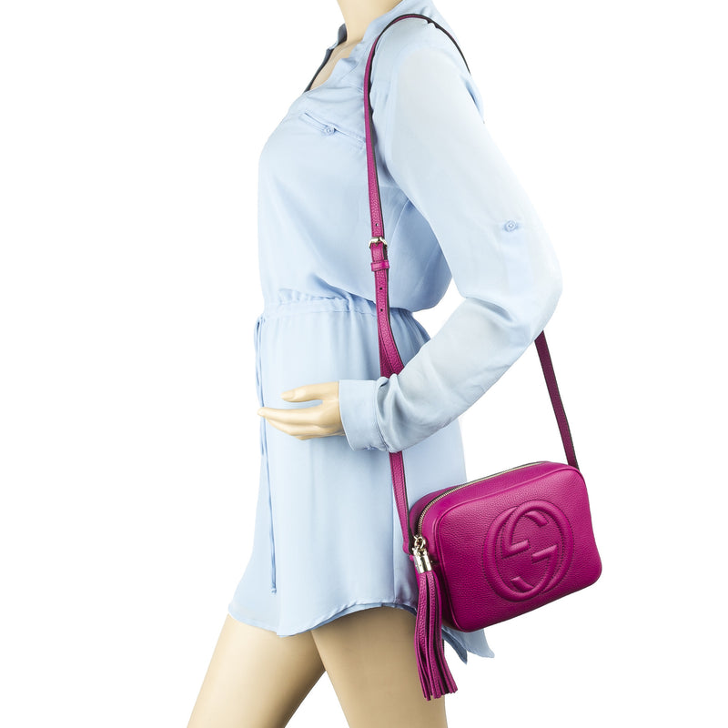 Gucci Pink Soho Leather Disco Bag (New with Tags) – LuxeDH