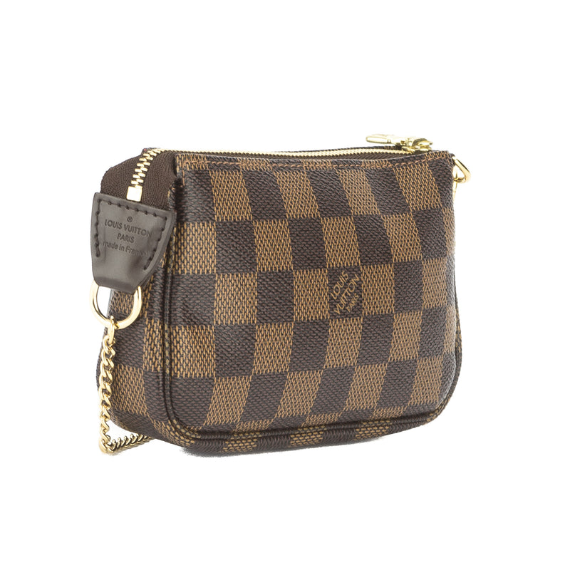 Louis Vuitton Damier Ebene Mini Pochette Trunks and Bags (Pre Owned) – LuxeDH