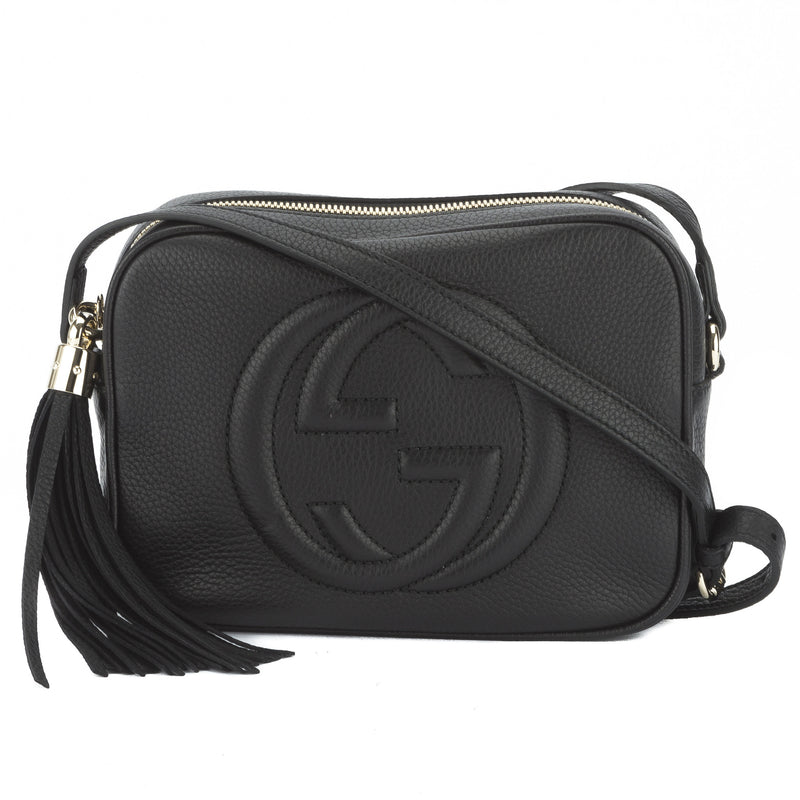 Gucci Black Soho Leather Disco Bag (New with Tags) – LuxeDH
