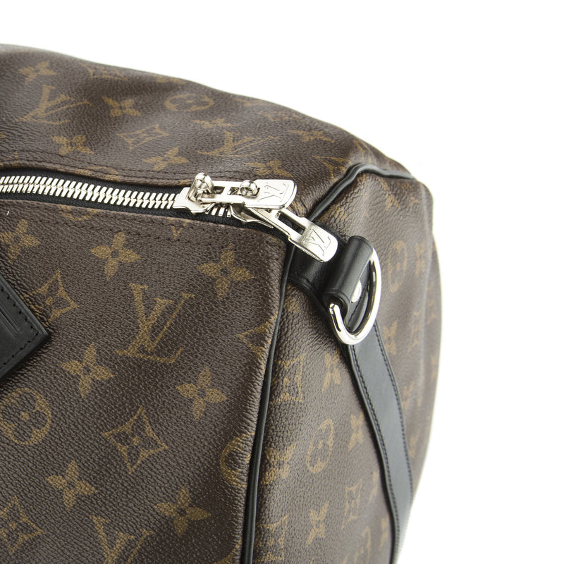 Louis Vuitton Monogram Macassar Keepall Bandouliere 55 Bag (Authentic – LuxeDH