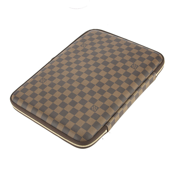 Louis Vuitton Damier Ebene Laptop Sleeve (Authentic Pre Owned) - 2989016 | LuxeDH