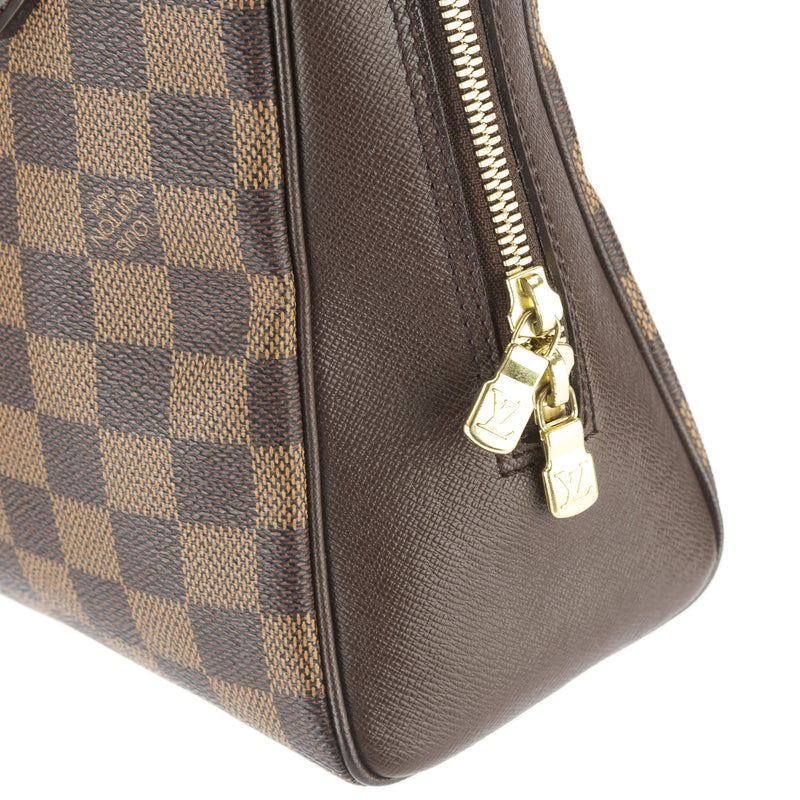 LOUIS VUITTON Damier Ebene Brera Brown HandBag - Final Call