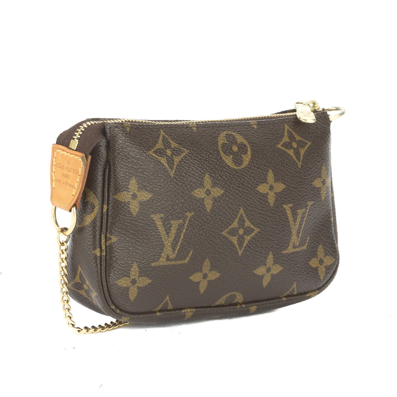 Louis Vuitton Monogram Mini Pochette T B Accessories Bag (Authentic Pr – LuxeDH