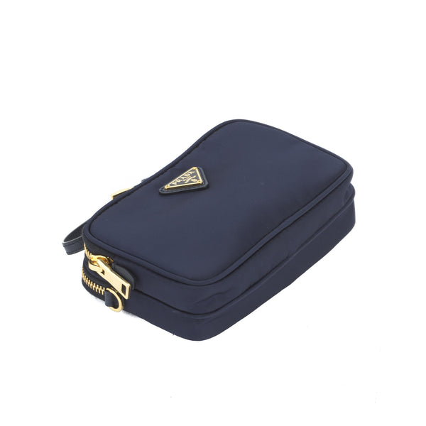 Prada Navy Blue Tessuto Nylon Camera Bag (New with Tags) - 3026013 | LuxeDH