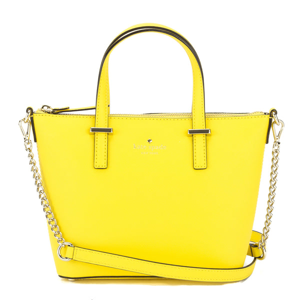 Kate Spade Solar Yellow Leather Cedar Street Harmony Crossbody Bag (Ne - 3036015 | LuxeDH