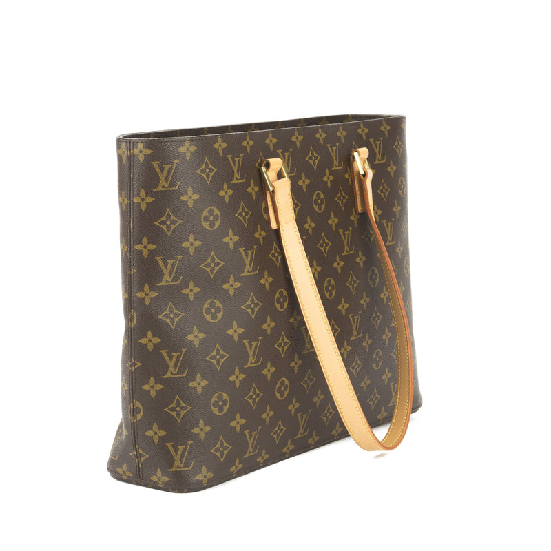 Louis+Vuitton+Luco+Tote+Brown+Leather for sale online