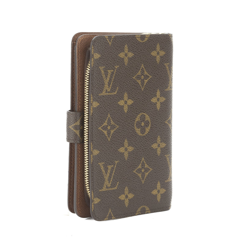 Louis Vuitton Monogram Porte Papier Zippe Bifold Wallet Pre Owned Luxedh