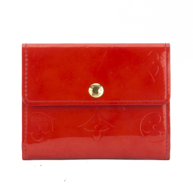 Louis Vuitton Rouge Monogram Vernis Ludlow Coin Purse (Pre Owned) – LuxeDH