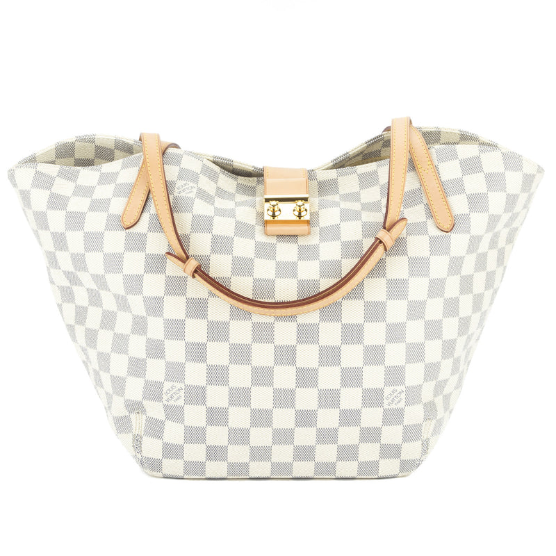 Auth Louis Vuitton Salina Pm Damier Azur #1655L50