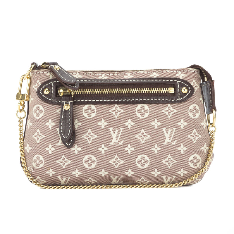 Louis Vuitton Sepia Monogram Mini Lin Mini Pochette Accessoires Bag (P – LuxeDH