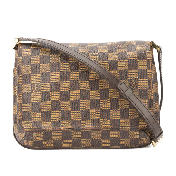 Louis Vuitton Damier Ebene Musette Tango Long Strap Bag (Pre Owned) - 3108007 | LuxeDH