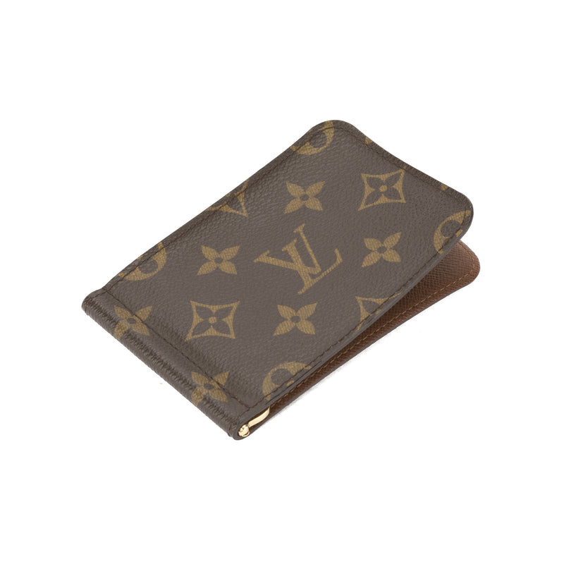 Louis Vuitton Monogram Pince Wallet Money Clip (Pre Owned) – LuxeDH