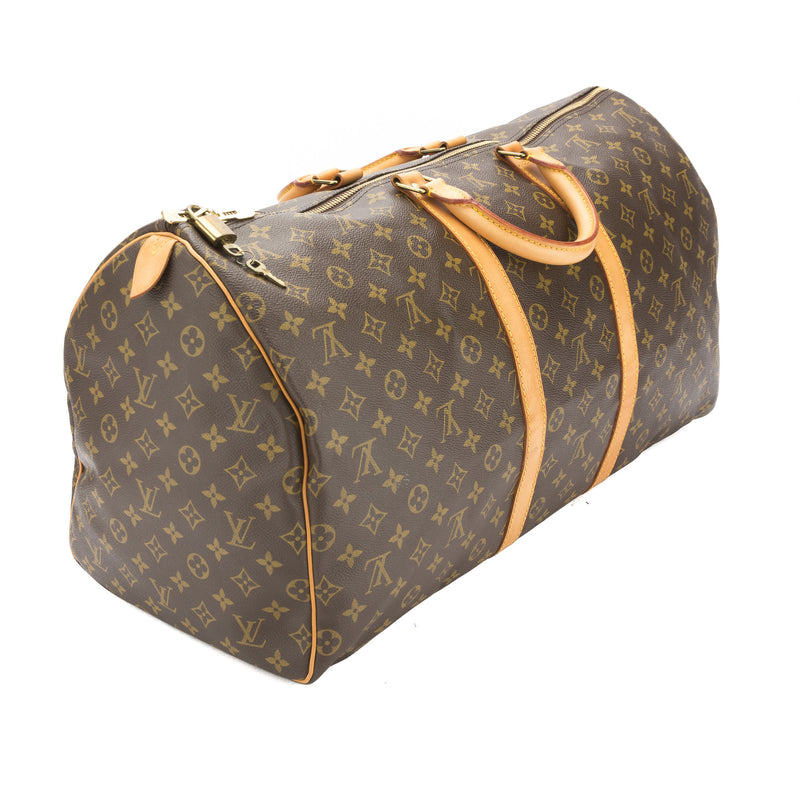 Louis Vuitton Monogram Keepall 55 Bag (Pre Owned) – LuxeDH