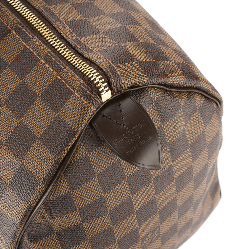 Louis Vuitton Damier Ebene Speedy 35 Bag (Pre Owned) – LuxeDH