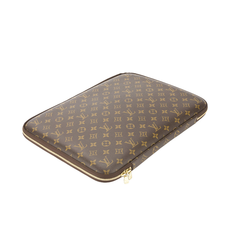 Louis Vuitton Monogram Laptop Sleeve MM Case (Pre Owned) – LuxeDH