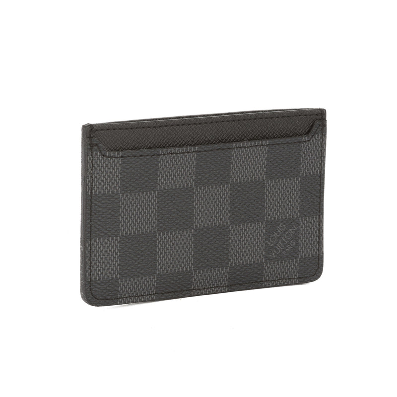 Louis Vuitton Prince Card Holder with Bill Clip Damier Graphite Gray